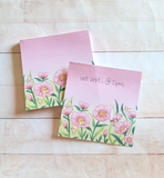 Flower Fields Memo Pad